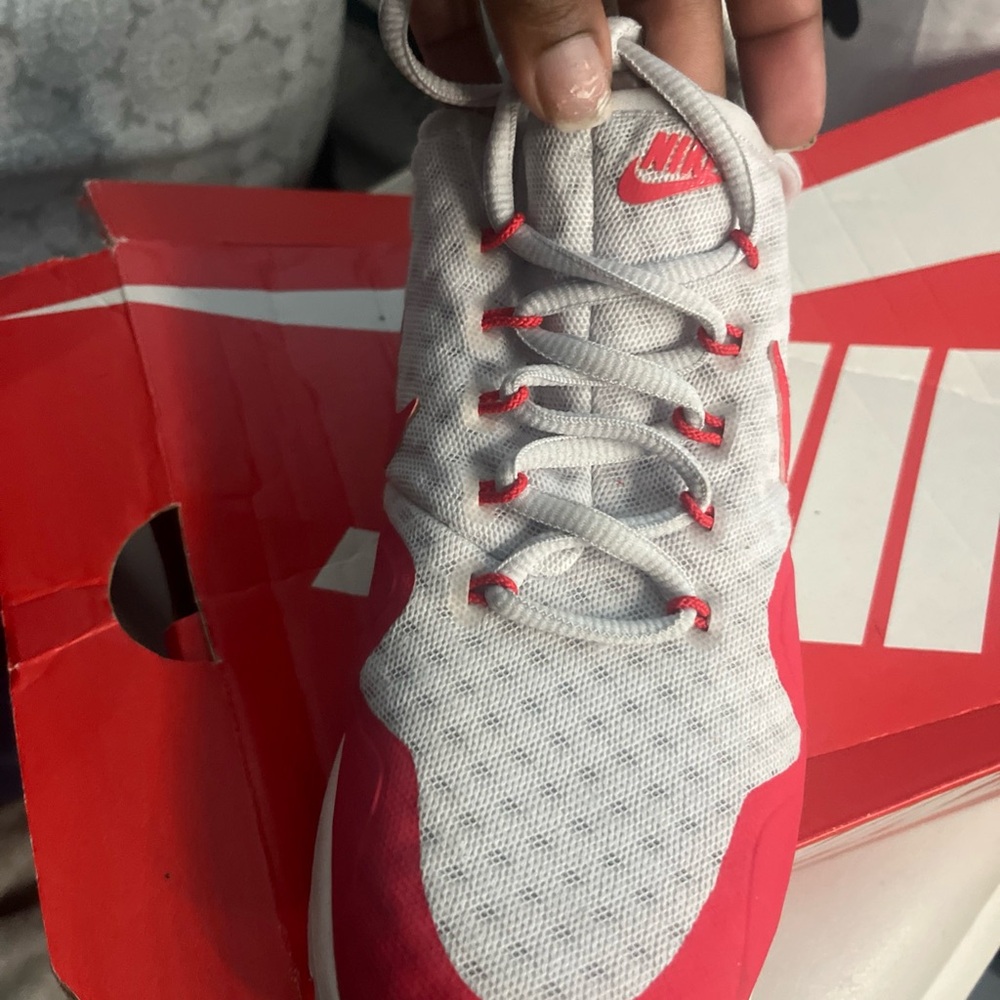 Nike Red and White Sneakers